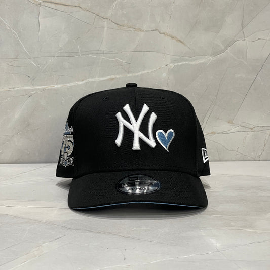 9FIFTY NY YANKEES BLACK/SKYBLUE HEART