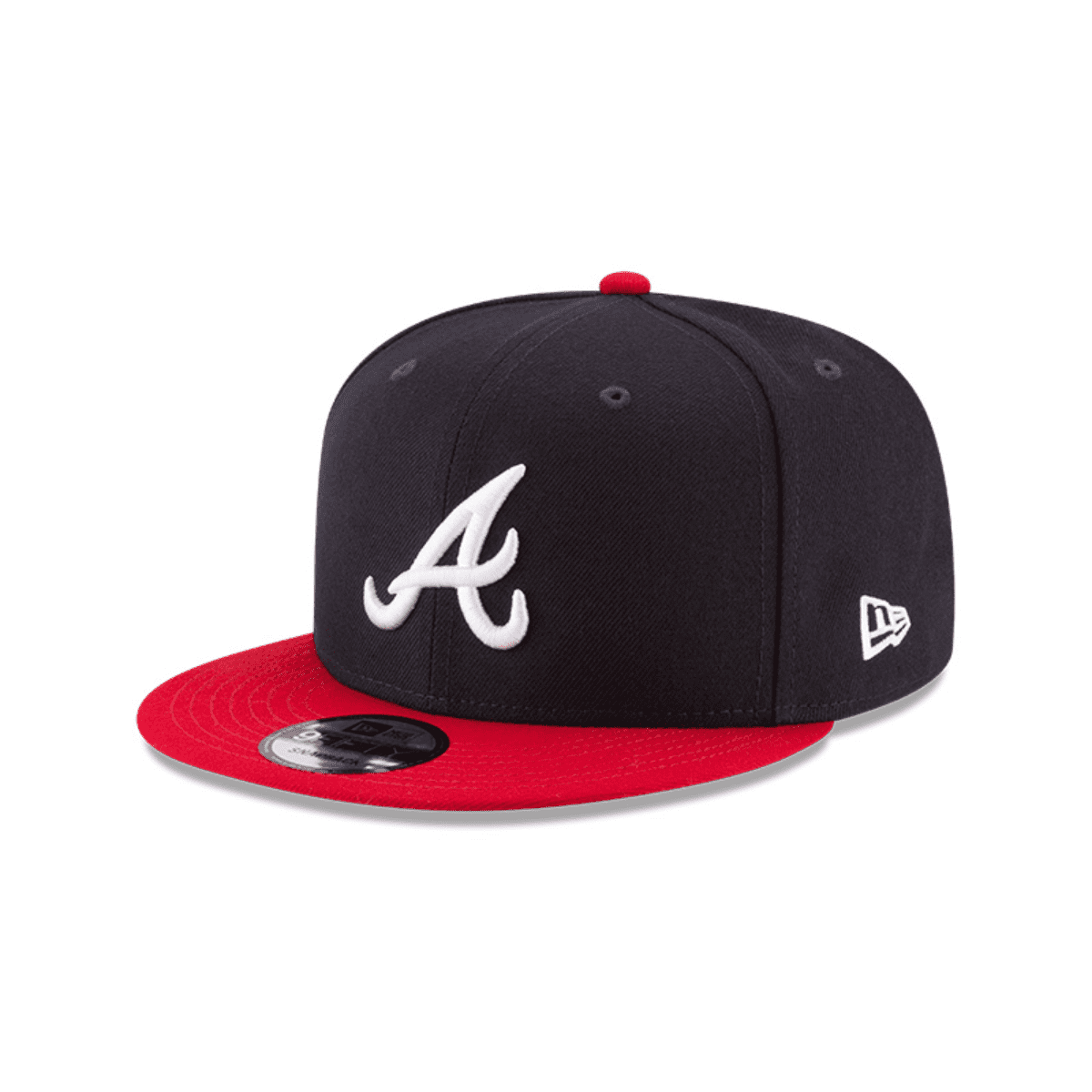 ATLANTA BRAVES NAVY/RED BRIM