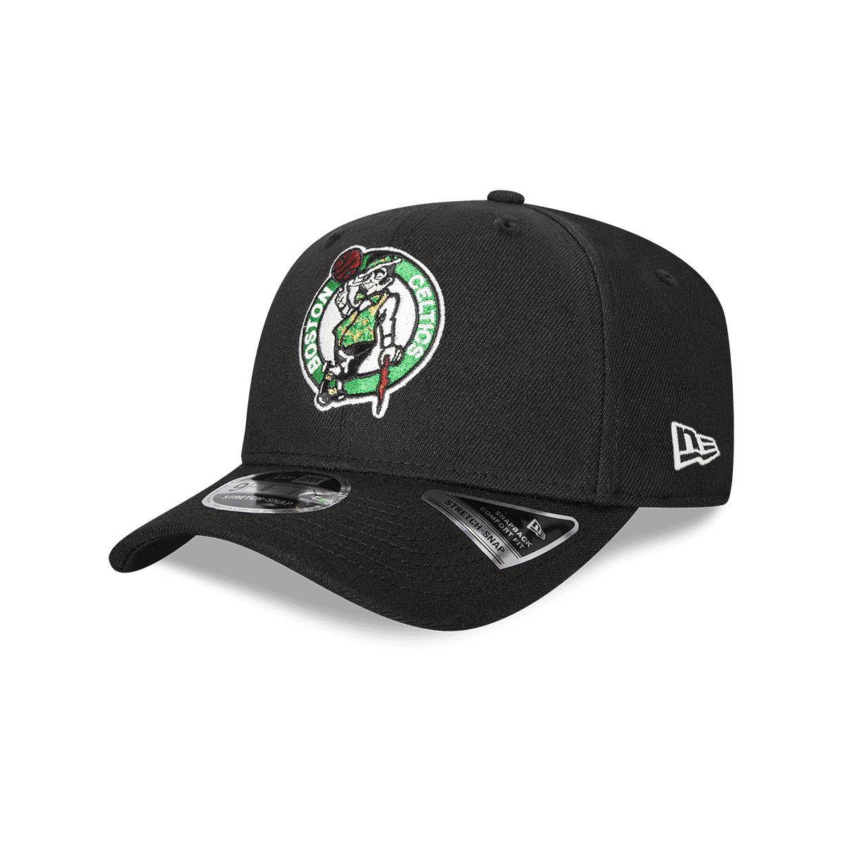 9FIFTY BOSTON CELTICS STRETCH SNAP BLACK GREEN LOGO SNAPBACK
