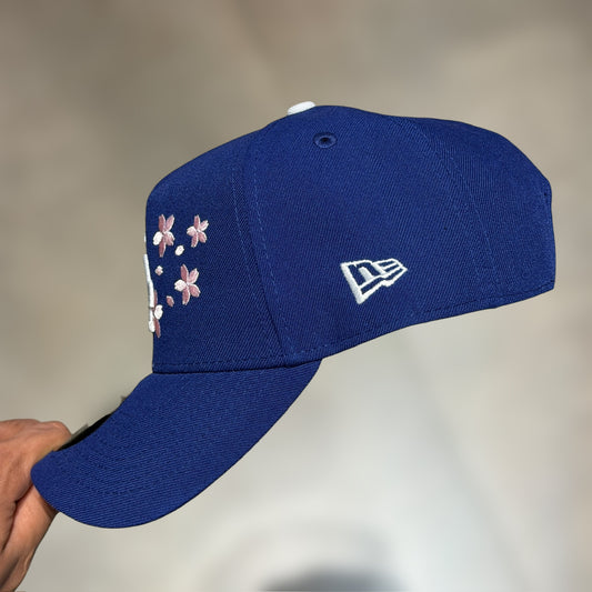 9FORTY A FRAME LA DODGERS ROYAL BLUE FLOWERS LOGO