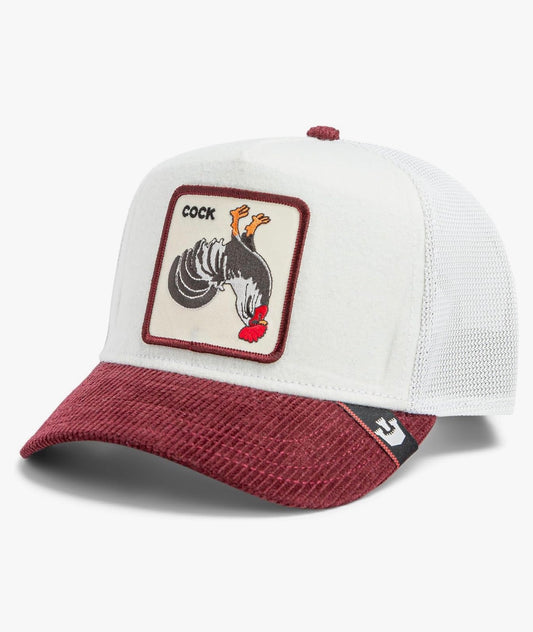GOORIN BROS COCK UPSIDE WHITE