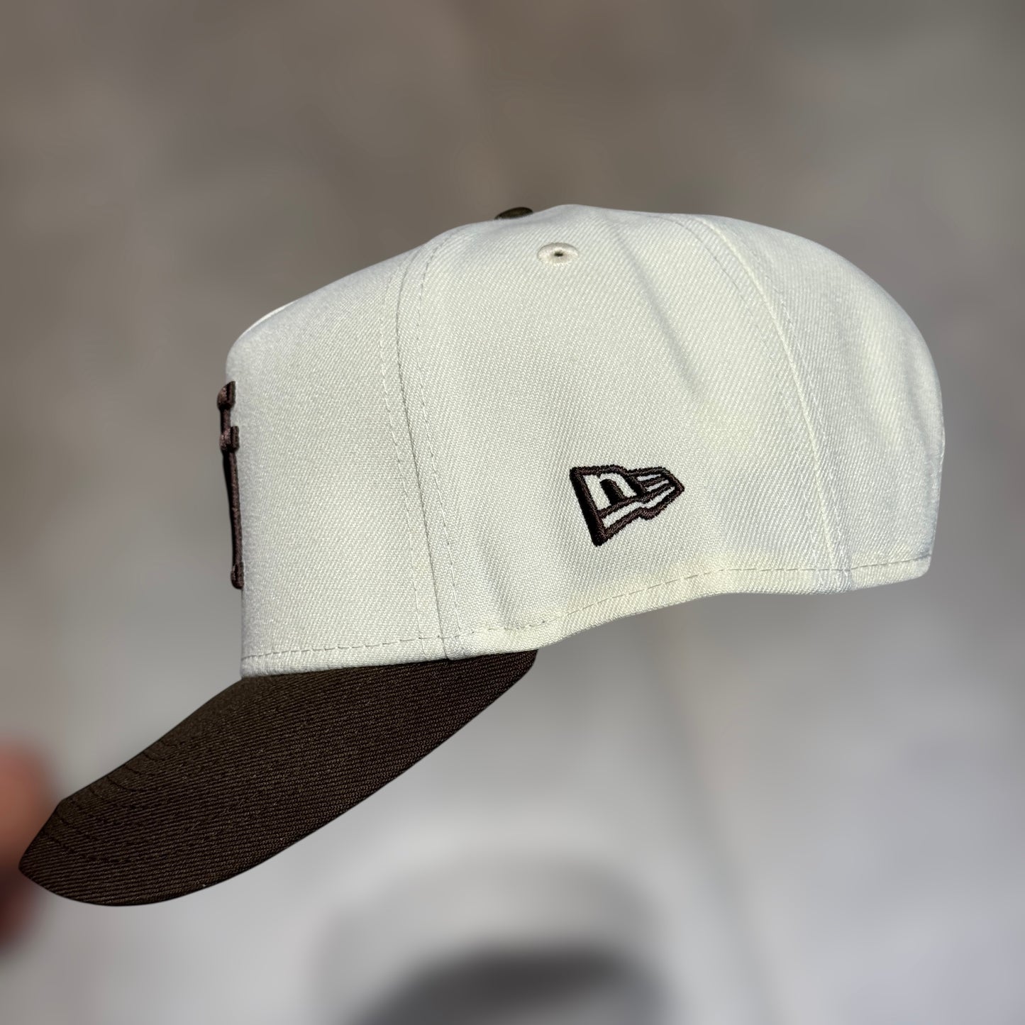 9FIFTY LA DODGERS CAQUI BROWN VISOR UPSIDE DOWN