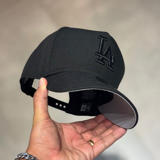 9FIFTY AFRAME “LA” DODGERS BLACK ON BLACK