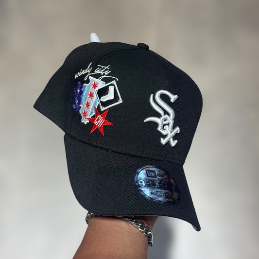 9FORTY A FRAME CHICAGO WHITE SOX BLACK ICON