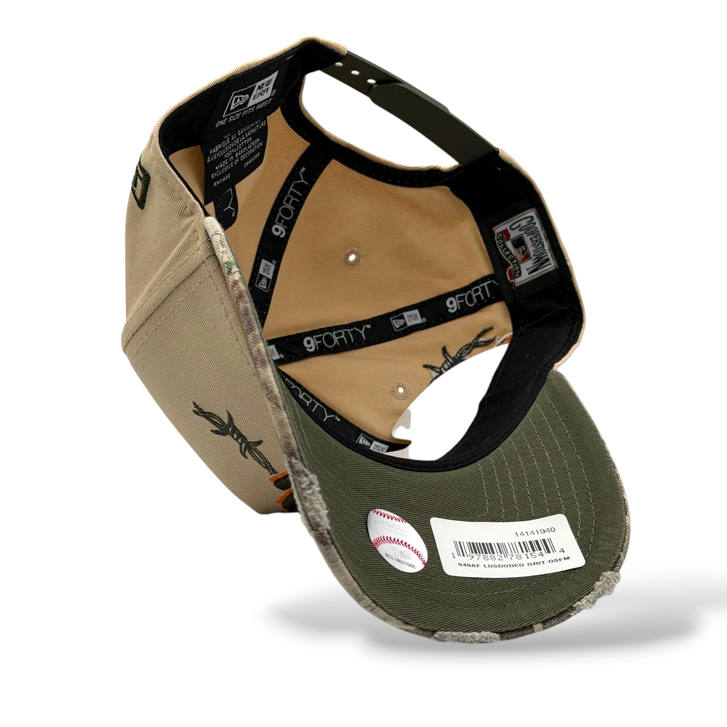 9FORTY A FRAME LA DODGERS BEIGE CAMO REAL TREE WS