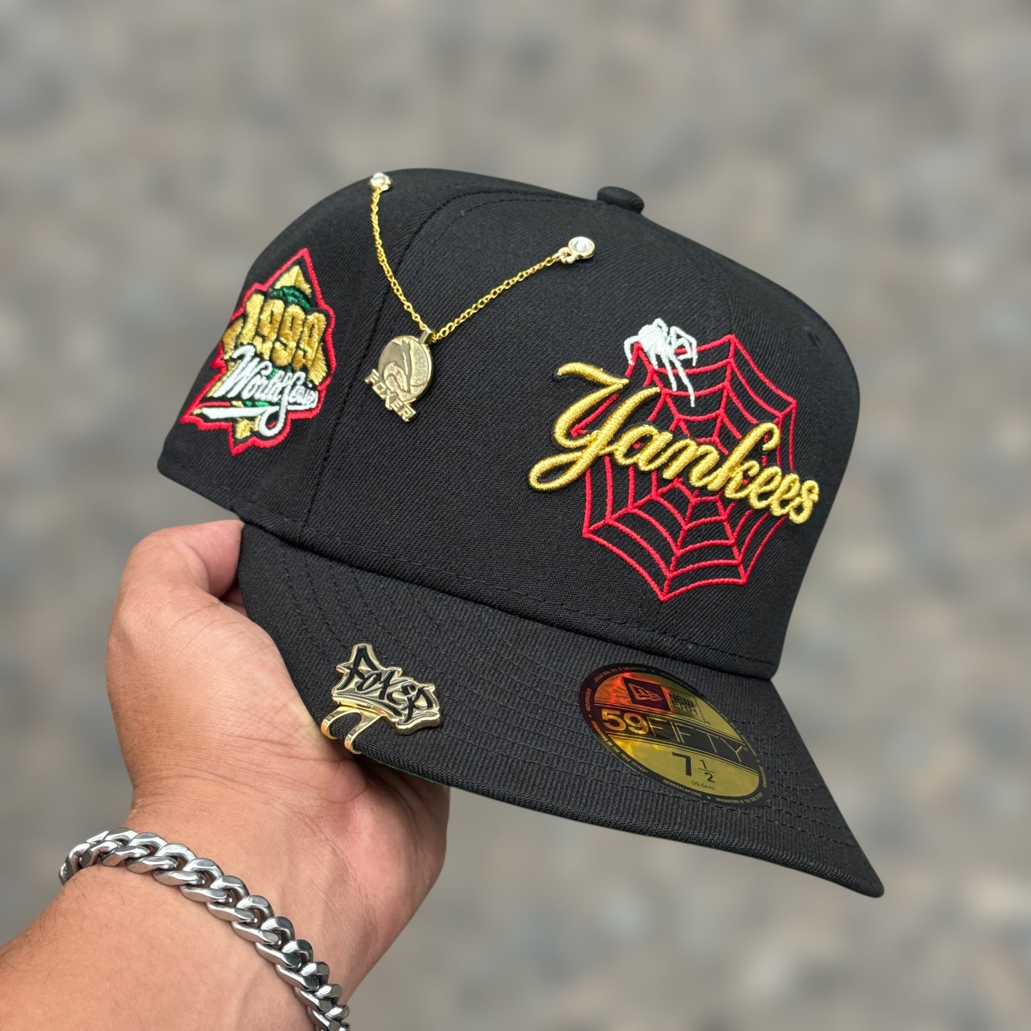 59FIFTY NY YANKEES SPIDER BLACK
