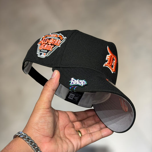 9FORTY A FRAME DETROIT TIGER BLACK ORANGE LOGO
