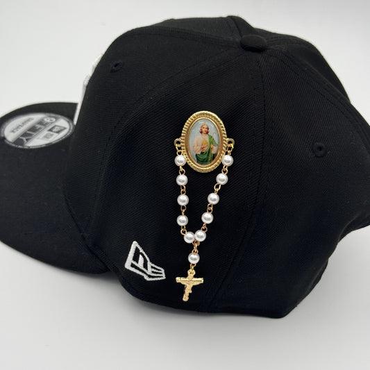 PIN ROSARIO MEDALLA + CRUZ