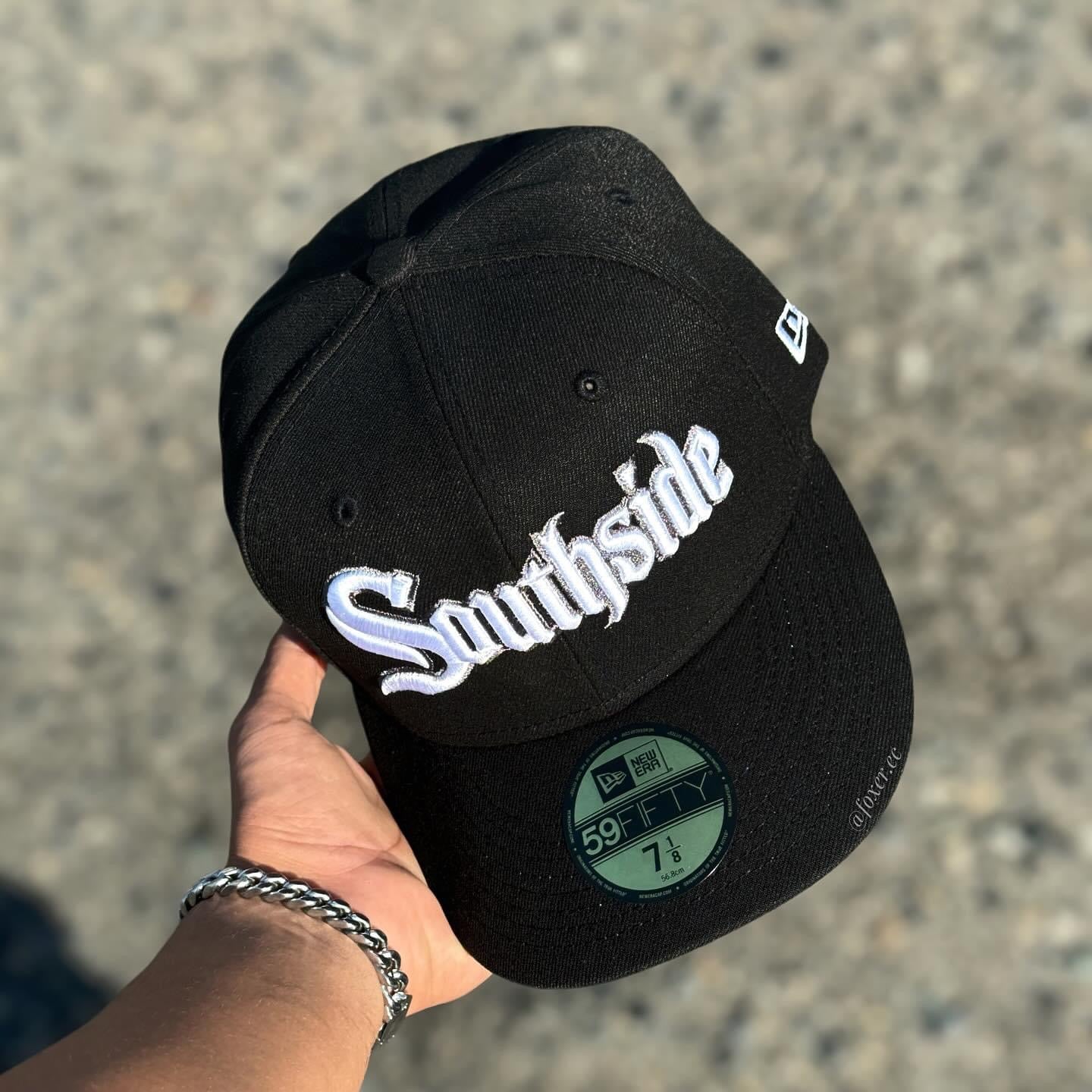 59FIFTY SOUTHSIDE BLACK/WHITE