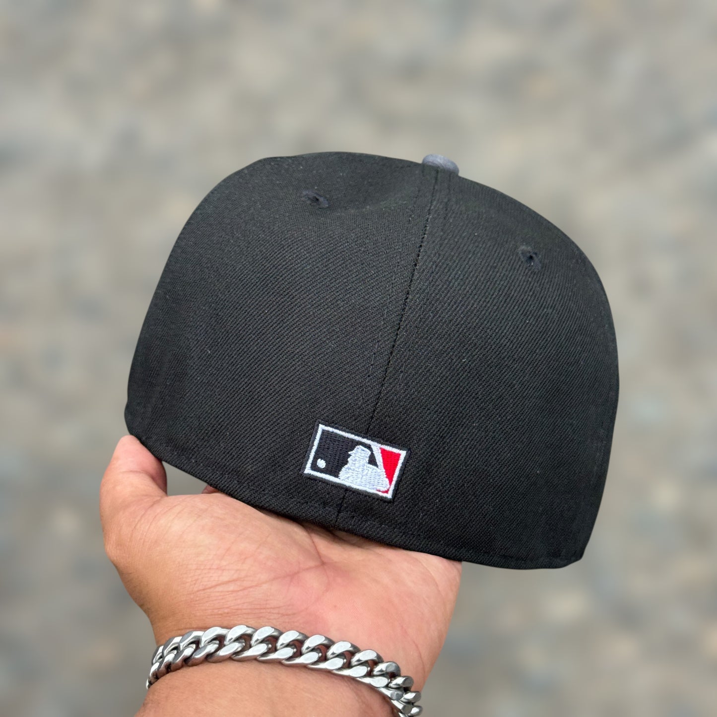 59FIFTY NY YANKEES BLACK GREY VISERA WS 1999 RED LOGO