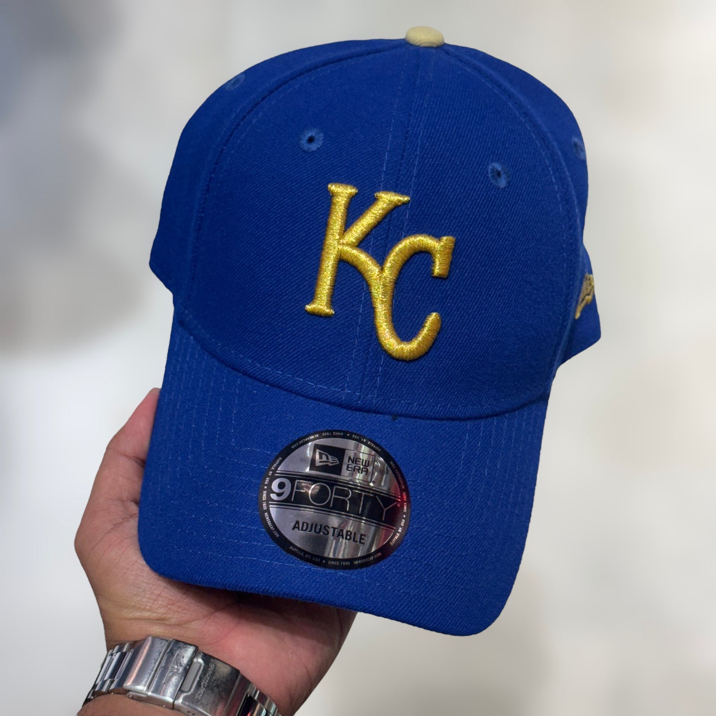 NEW ERA 9FORTY KANSAS CITY BLUE YELLOW LOGO