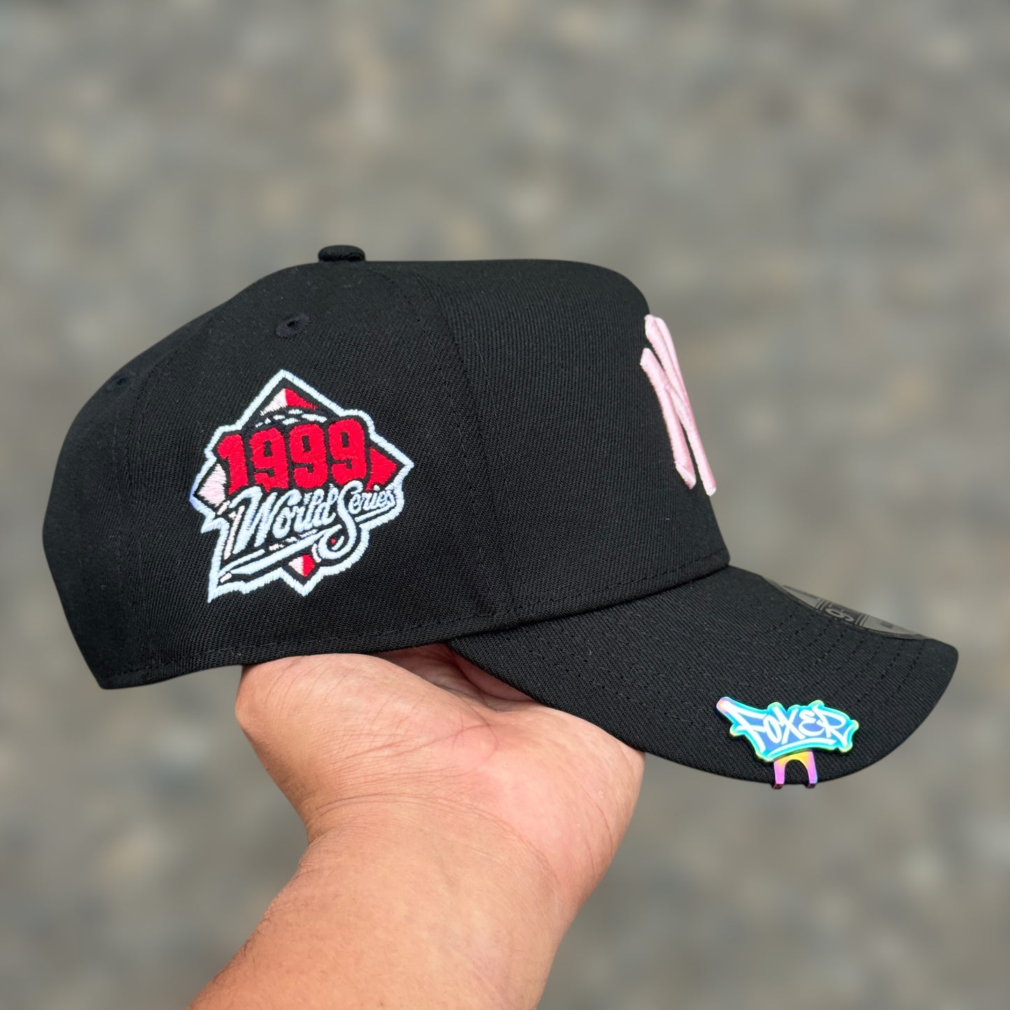 9FORTY NY YANKEES BLACK ROSE LOGO