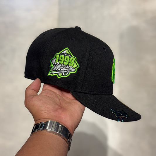 59FIFTY NY YANKEES BLACK GREEN NEON LOGO WS 1999