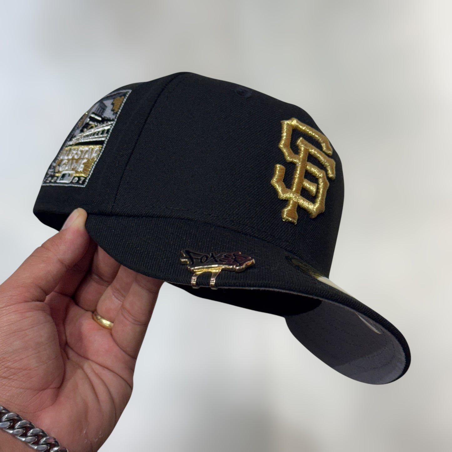 59FIFTY SAN FRANCISCO GIANTS BLACK GOLD LOGO 2007