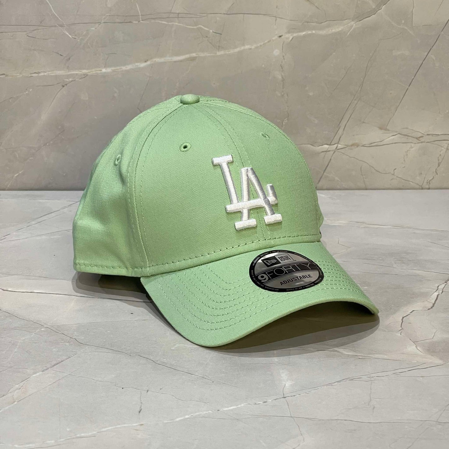 9FORTY LA DODGERS GREEN WHITE LOGO