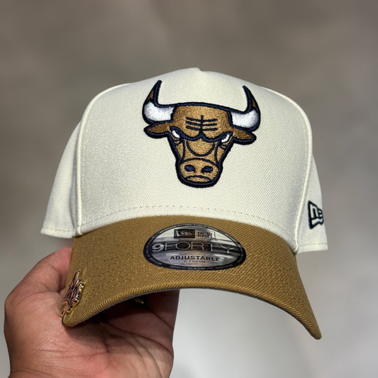 9FORTY CHICAGO BULLS BEIGE CAQUI BROWN