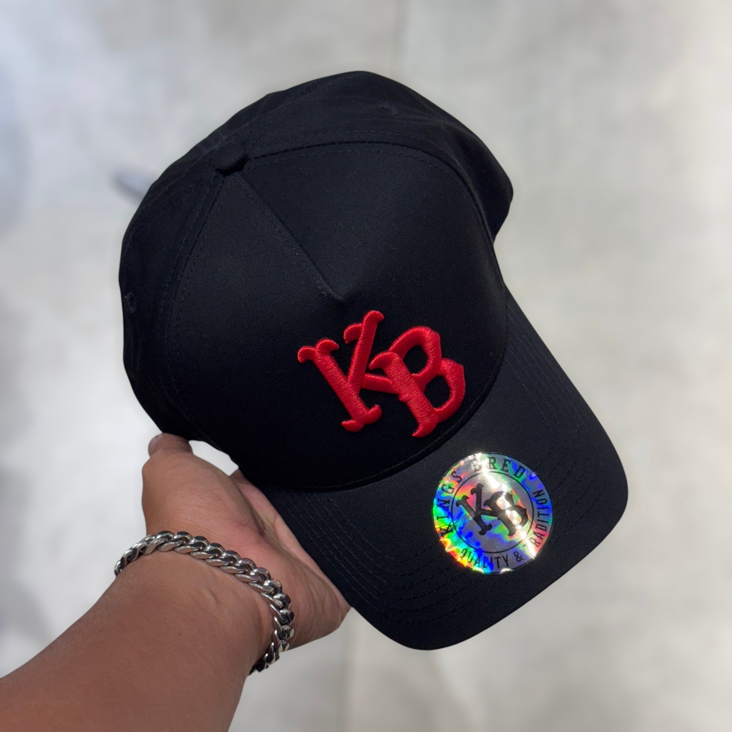 KB KINGS BRED BLACK RED LOGO