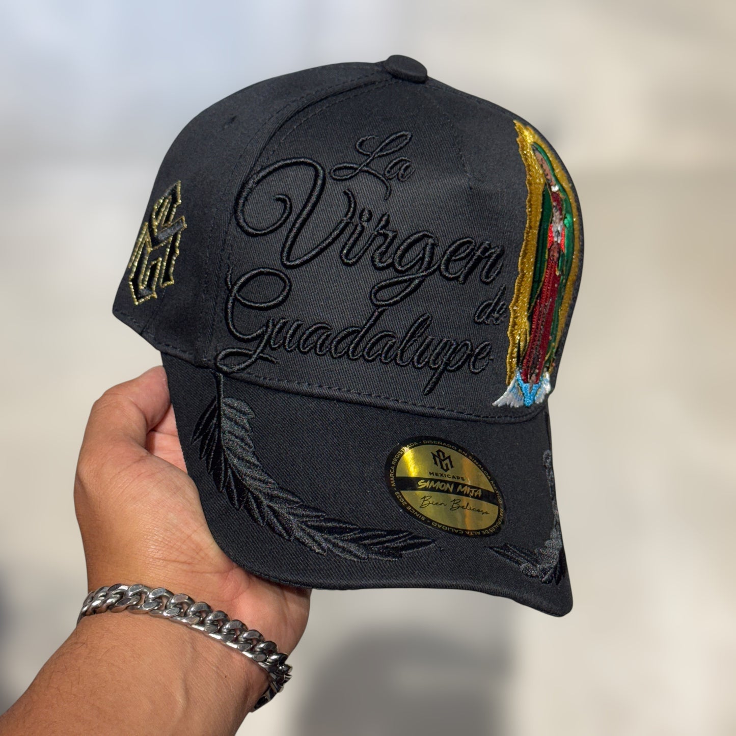 VIRGEN DE GUADALUPE BLACK BELICA
