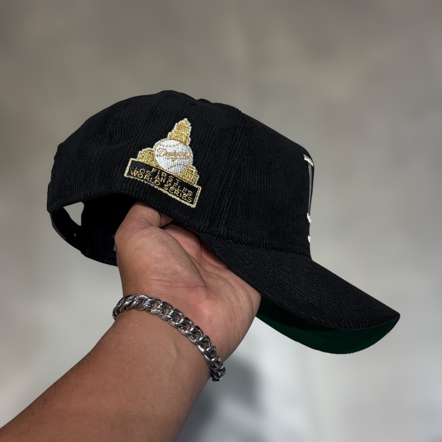 9FIFTY LA DODGERS BLACK PANA SILVER LOGO