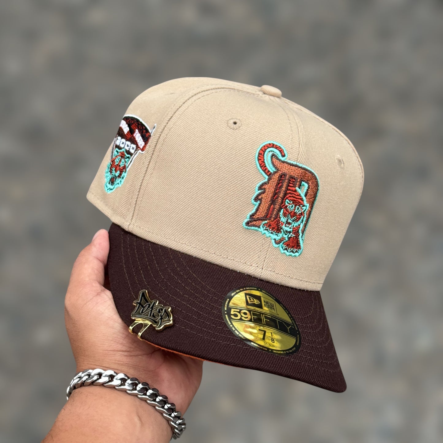 59FIFTY DETROIT TIGER KHAKY BROWN VISOR W 2000