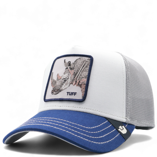 GOORIN BROS TUFF WHITE VISOR BLUE