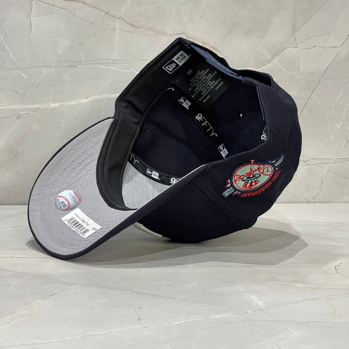 9FIFTY NY YANKEES NAVY PATCH RED