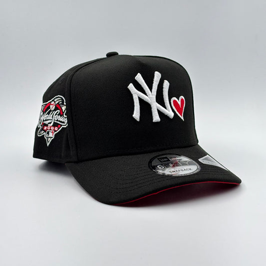 9FIFTY AF NY YANKEES BLACK /RED LOGO