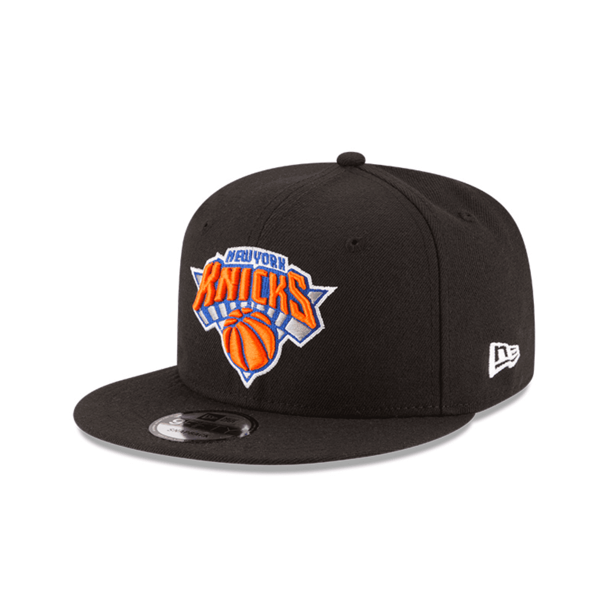 9FIFTY KNICKS BLACK ORANGE LOGO SNAPBACK