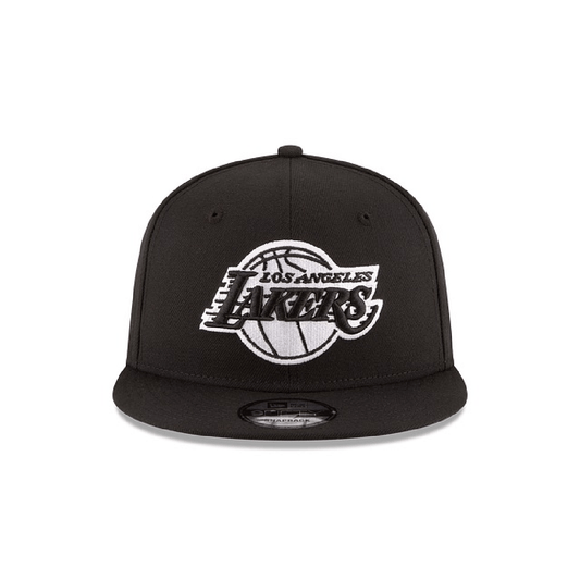 9FIFTY LOS ANGELES LAKERS BLACK WHITE LOGO