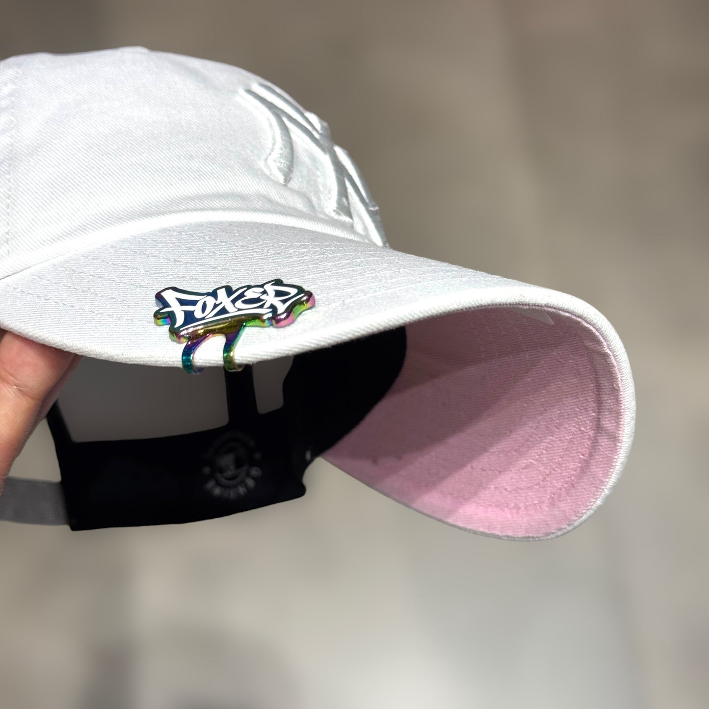47BRAND NY YANKEES CLEAN UP WHITE ROSE