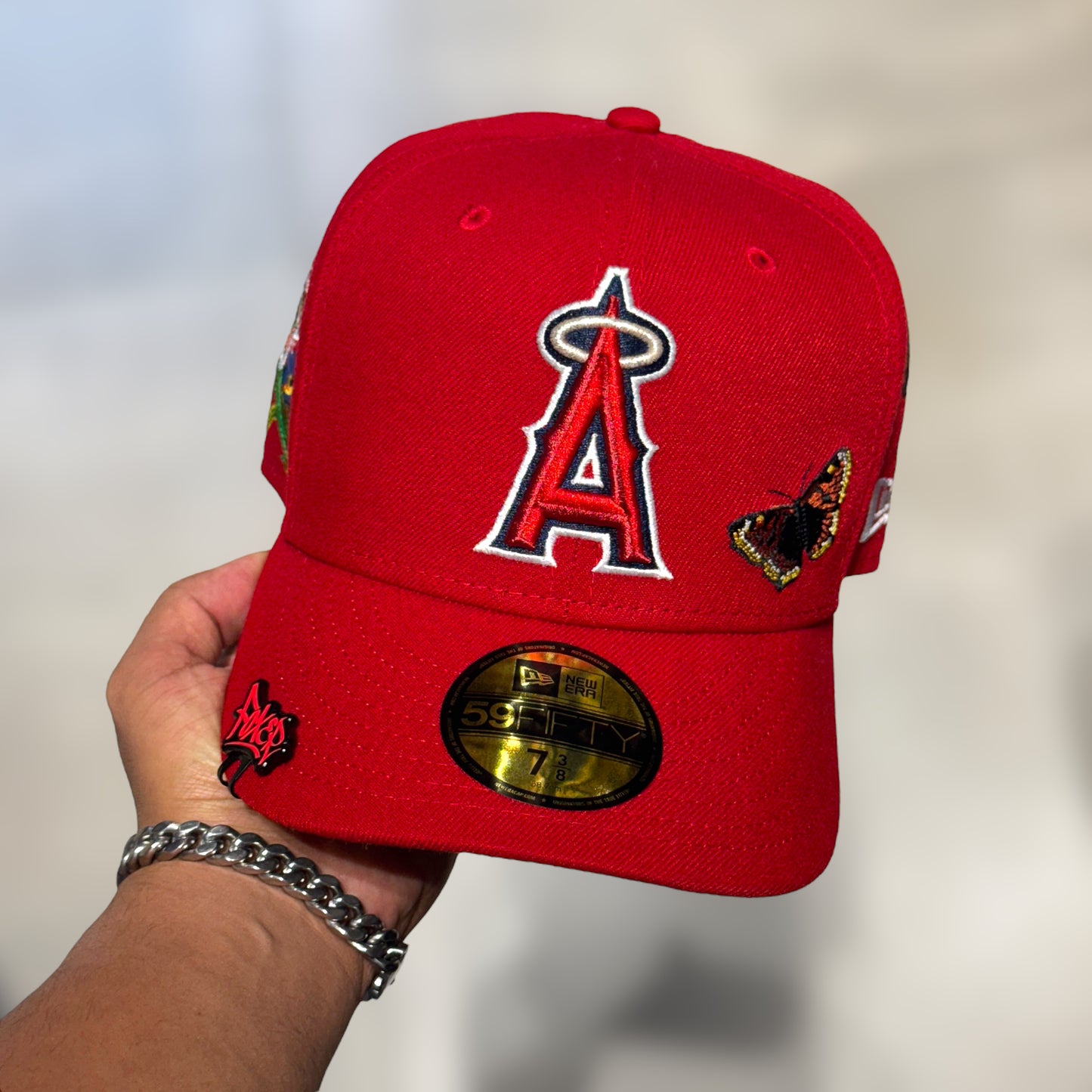 59FIFTY ANGELS RED SCARLET FELT COLLECTION MARIPOSA