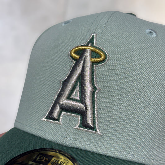 59FIFTY ANGELS GREEN VISERA DARK GREEN 50TH