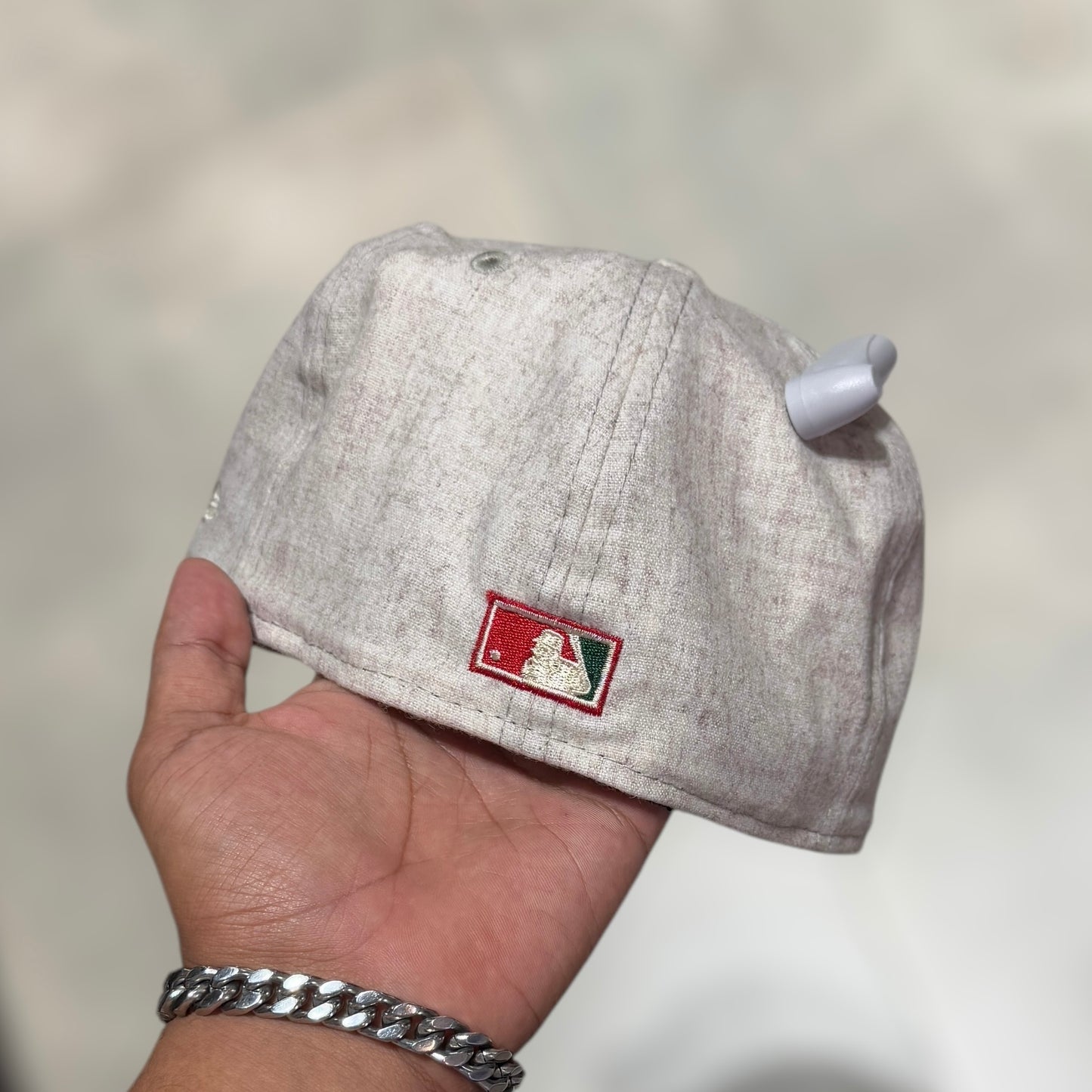 59FIFTY NEW YORK LETTER LOGO BEIGE UNDERVISOR FIELTRO