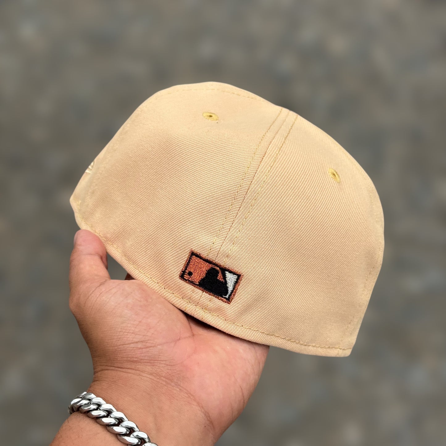 59FIFTY FLORIDA MARLINS BEIGE BLACK VISOR
