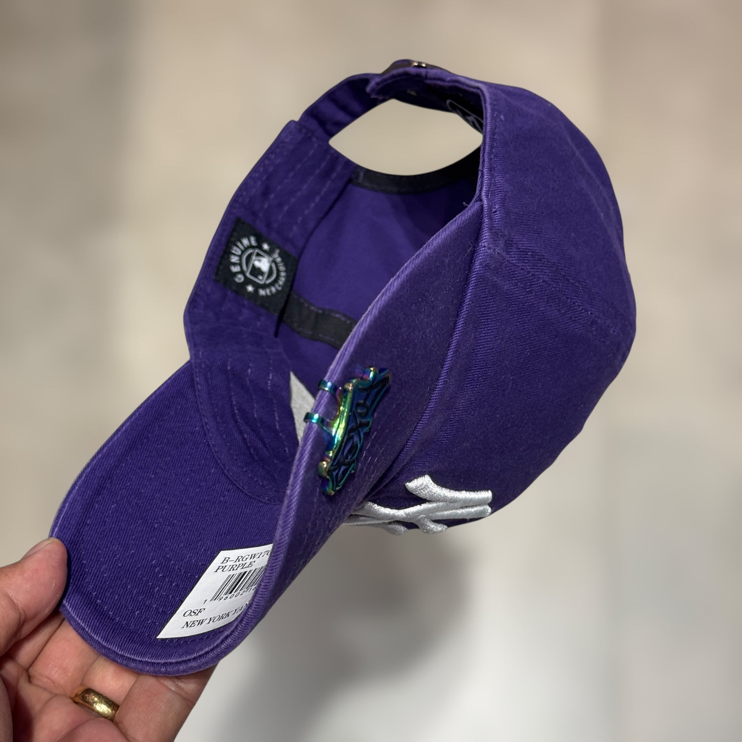 47BRAND NY YANKEES PURPLE CLEAN UP