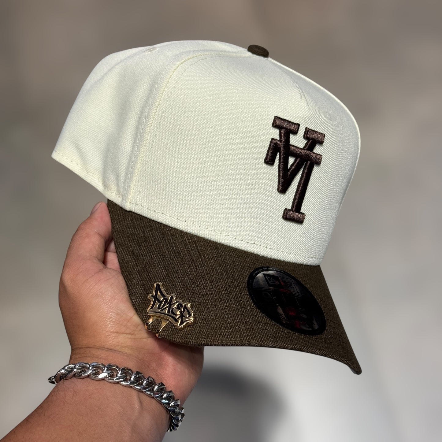 9FIFTY LA DODGERS CAQUI BROWN VISOR UPSIDE DOWN