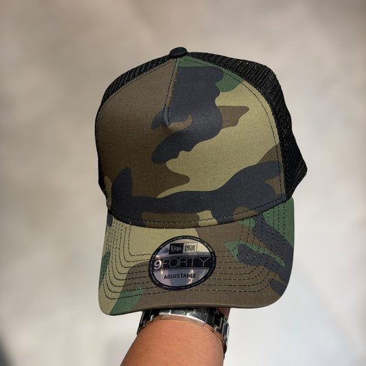 New Era 9FORTY Camo llana para bordados