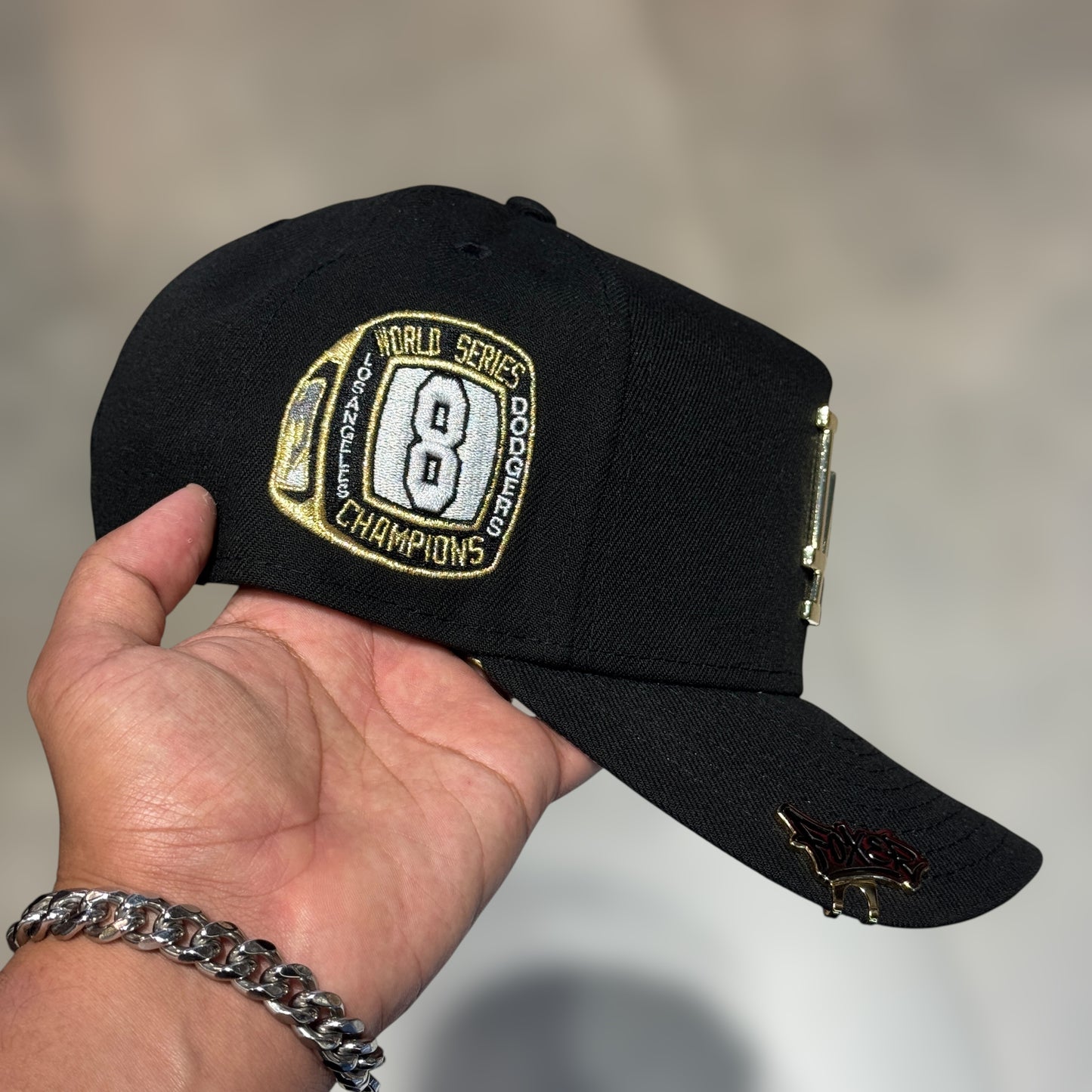 9FIFTY LA DODGERS BLACK GOLD LOGO