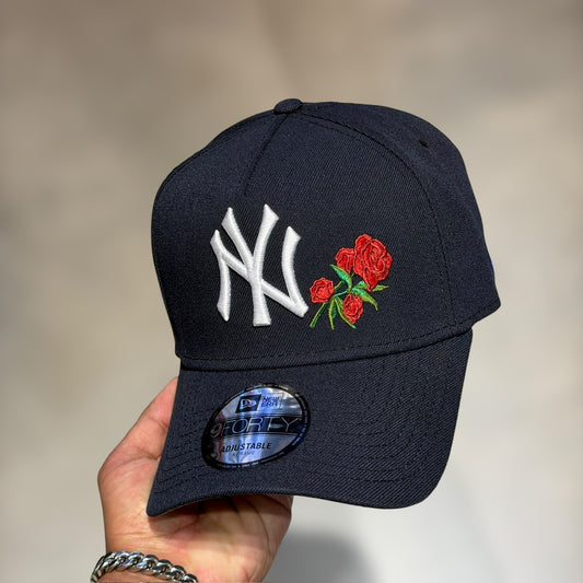9FORTY A FRAME NY YANKEES NAVY ROSE PARCH