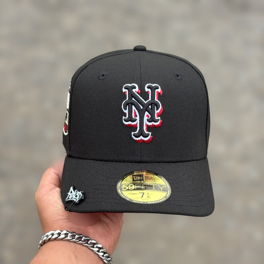 59FIFTY NY METS BLACK UNDERVISOR RED WS 2013