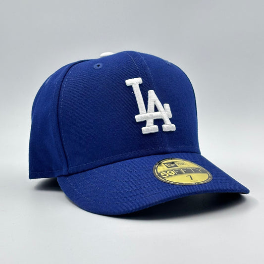 59FIFTY LA DODGERS ROYAL CLASICA WHITE LOGO
