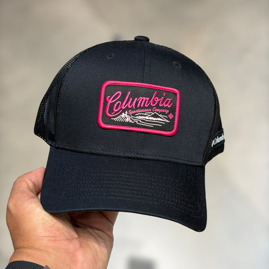 Columbia trucker black pink logo
