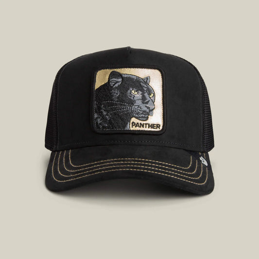 GOORIN BROS PANTHER BLACK GOLD GAMUZADA