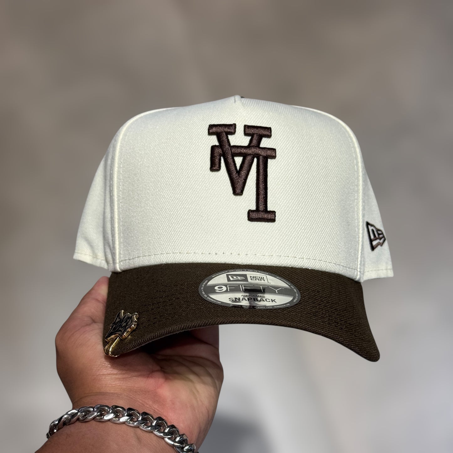9FIFTY LA DODGERS CAQUI BROWN VISOR UPSIDE DOWN