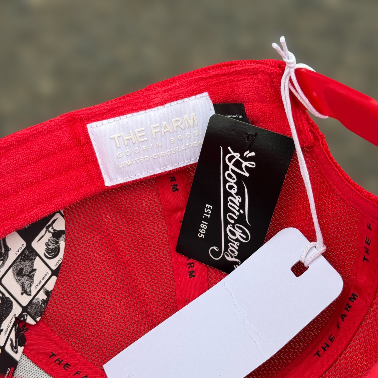 GOORIN BROS COCK RED LEATHER