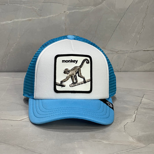 GOORIN BROS MONKEY WHITE/SKYBLUE NIÑO