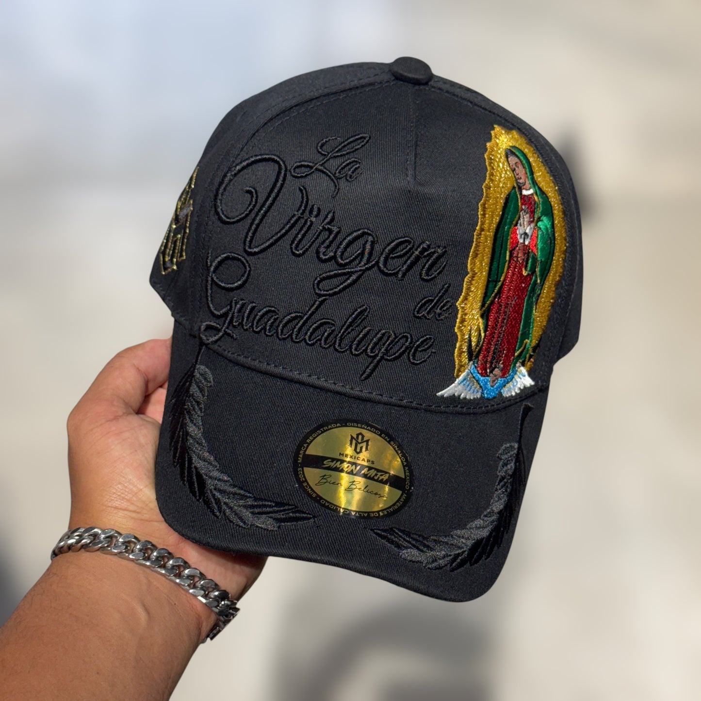 VIRGEN DE GUADALUPE BLACK BELICA