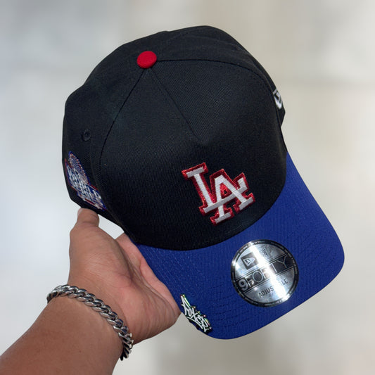 9FORT A F LA DODGERS BLACK VISER ROYAL