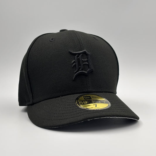 59FIFTY DETROIT TIGER BLACK ON BLACK
