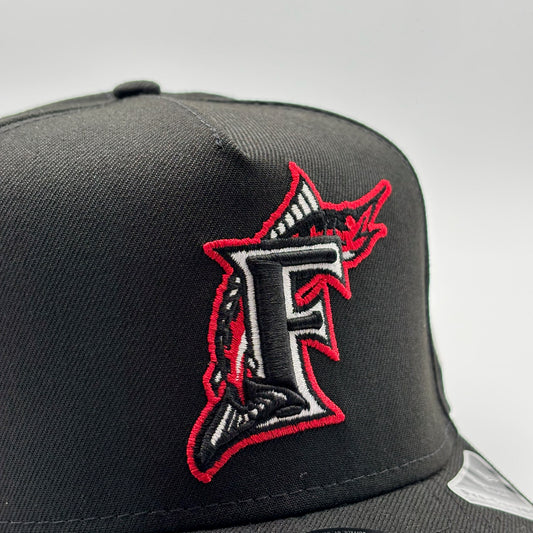 9FIFTY MIAMI MARLINS FLORIDA BLACK RED WS 2003